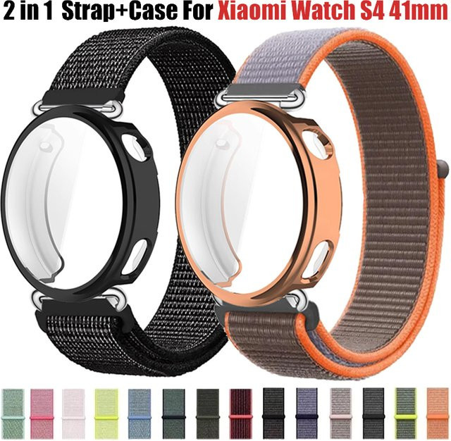 Xiaomi Smartwatch-Zubehör, Hülle und Nylon-Schlaufe, Textil/NATO, Unisex - Bild 1