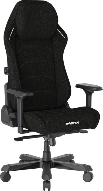 DXRacer Gaming Stuhl MASTER XL Serie in Schwarz mit Stoffbezug und Kopfstütze - Bild 1