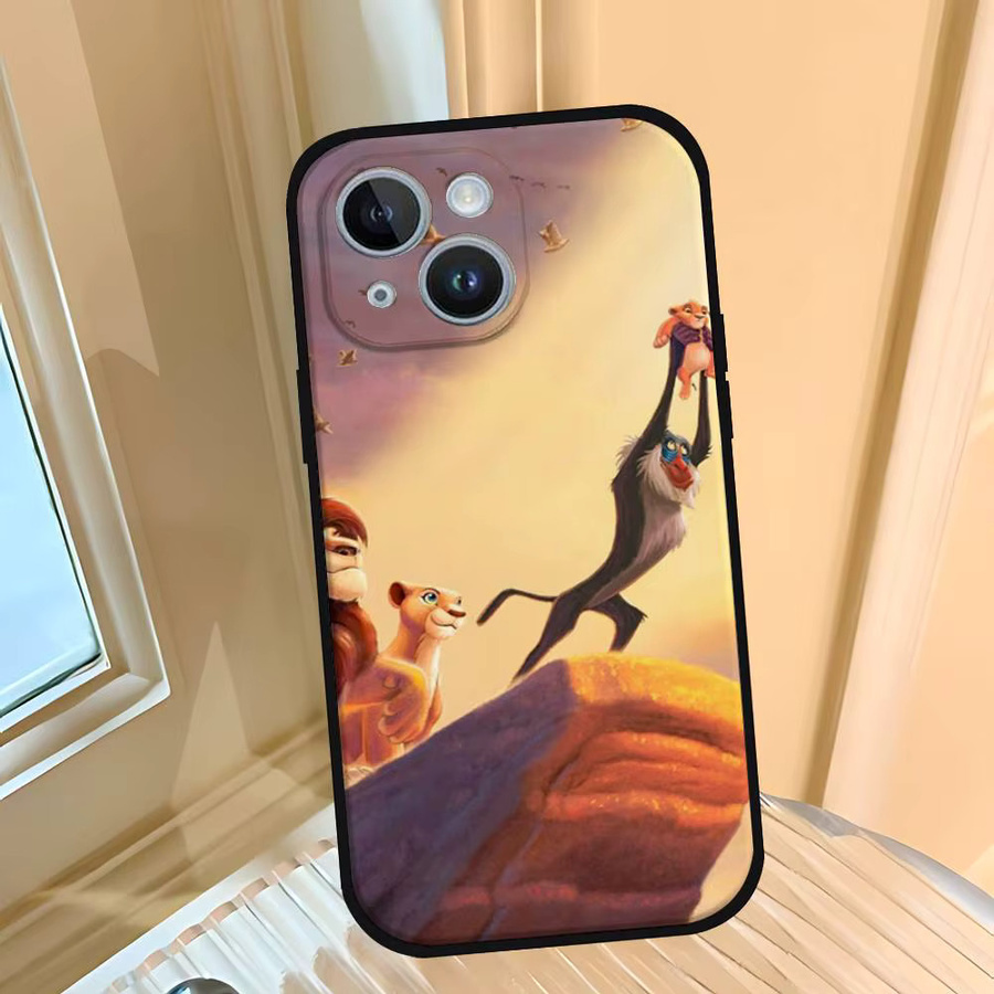 Mesuca Lions Kings Movie Handyhülle aus Silikon für iPhone 17 16 15 14 13 12 11 Pro Max Mini X Xs XR in Schwarz und Multicolour - Bild 5