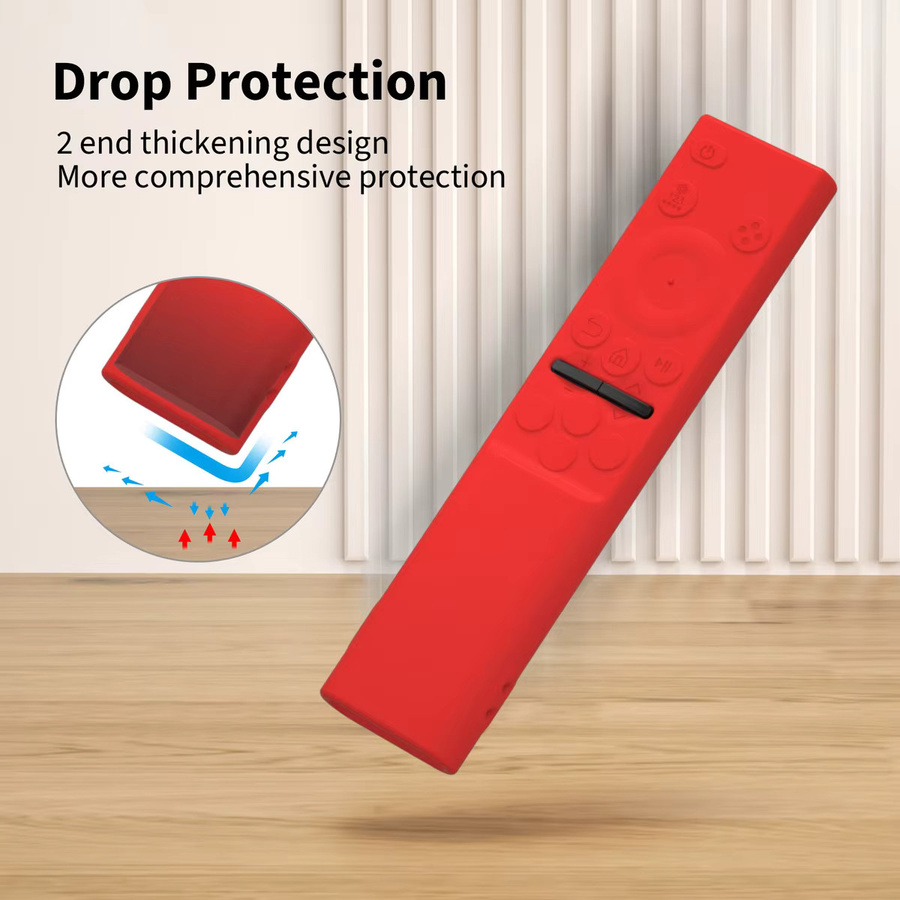 Silikon-Schutzhülle für Samsung Fernbedienungen BN59 Wrap Series 01393, 01388 und CU7000 in Rot - Bild 3