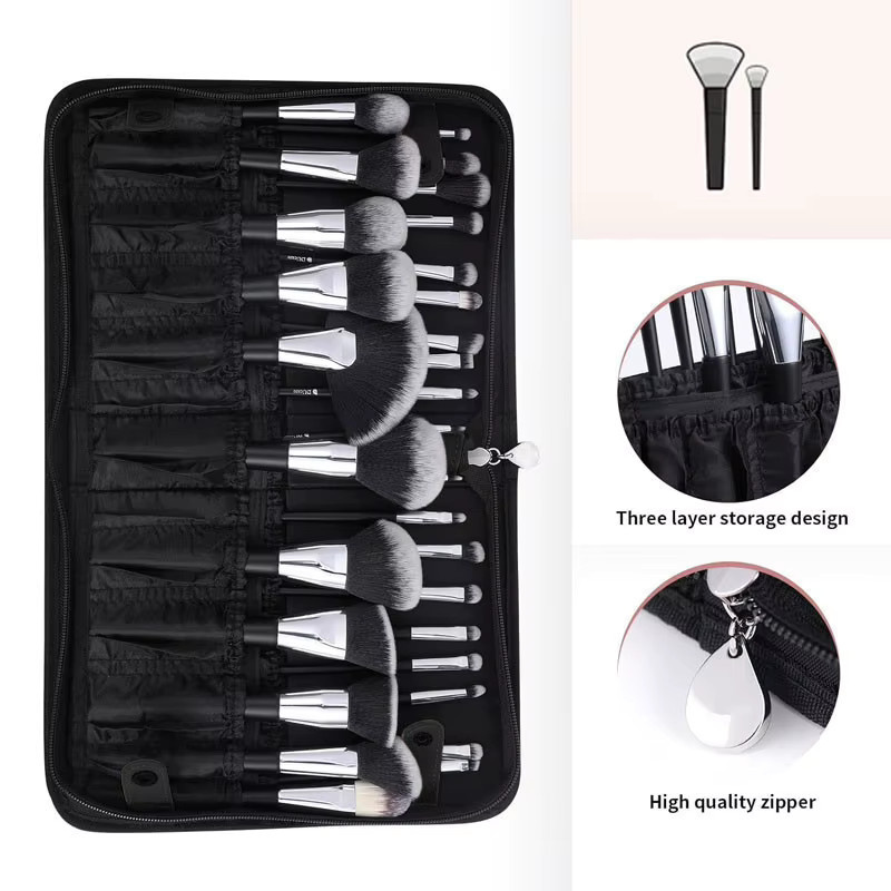 HMQ beauty Make-up-Pinsel-Etui, 15/23-Fächer, Unisex - Bild 1