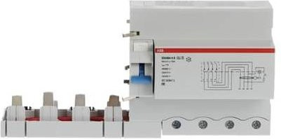 ABB FI-Schutzschalter DDA804AS-100/1 RCBO 100A 1A 690V in Weiß - Bild 1