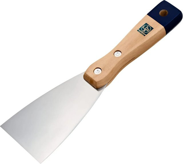 LUX-TOOLS Malerspachtel aus Stahl mit Holzgriff, Breite: 6 cm - Bild 1