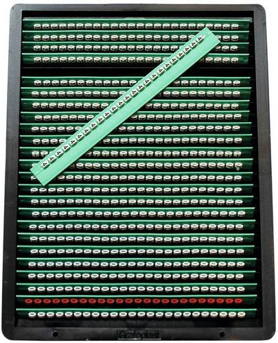 3M Kabelmarkierer TRASP STRIPS 0 in Weiß, 1200 Stück - Bild 1