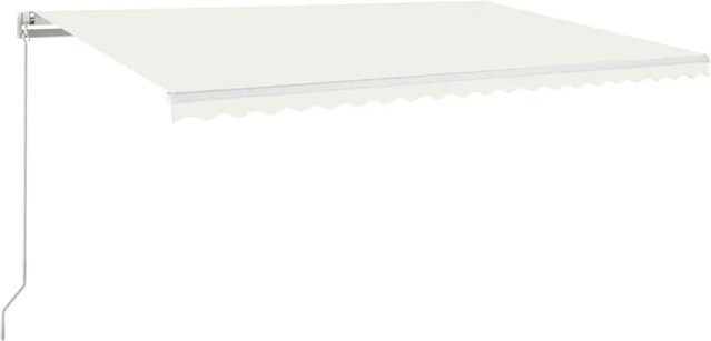Manuelle Markise von furnicato in Creme mit Polyesterbezug, B: 500 cm, H: 350 cm - Bild 1