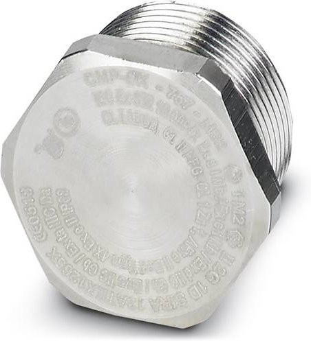 Phoenix Contact A-EXSH-M32-68L-N-S Verschlussschraube M32 aus vernickeltem Messing, 10 Stück - Bild 1