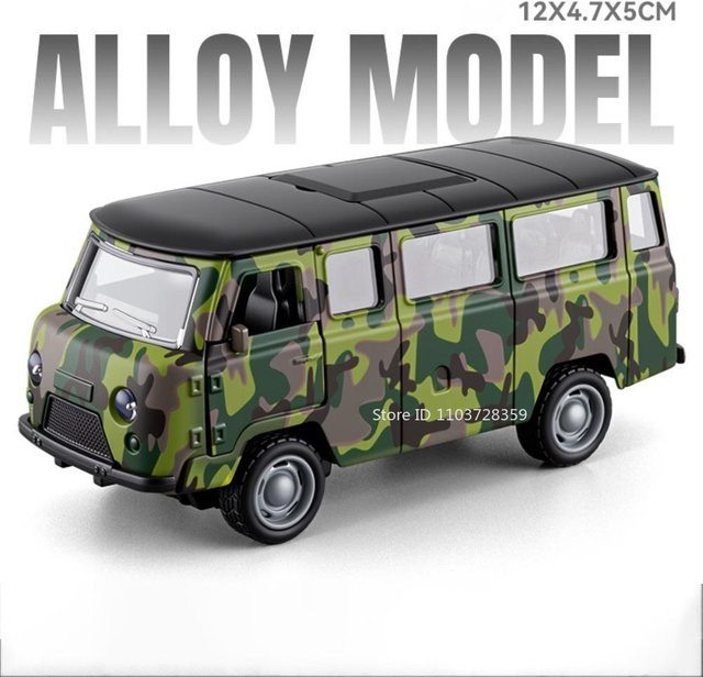 Linyi toy car Uaz Traveler Offroad-Auto Modell, 1:36 Skala, Metall, ab 14 Jahren - Bild 1
