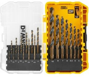 DeWalt Metallbohrer-Set HSS-G aus Stahl, 19-teilig, Gold/Multicolor - Bild 1