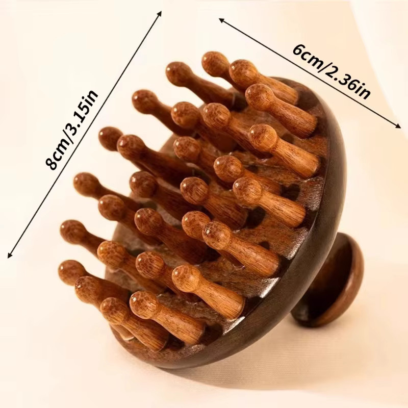 GOT-TOG Kopfhautmassagegerät, manuelle Kopfhautbürste, Unisex - Bild 2