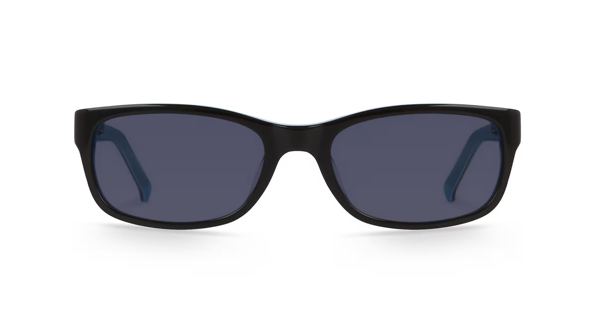 Fackelmann OL 006 SUN CL Sonnenbrille, Vollrand, Quadratisch, Acetat, Unisex, Braun, Grau, Schwarz - Bild 1