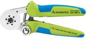Rennsteig Crimpzange für Aderendhülsen für Leiterquerschnitt 16mm2 in Multicolor, Artikelnummer 610 286 6 - Bild 1