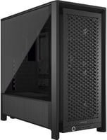 Corsair FRAME 4000D RS Tower-Gehäuse in Schwarz mit USB-C, USB-A und 3,5 mm Klinkenanschluss - Bild 1