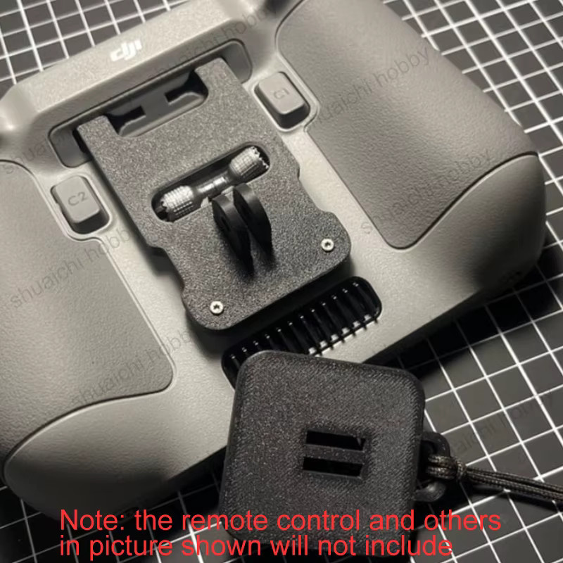 DJI RC 2 Fernbedienung Halterung Platte Schwarz 3D-gedruckter Adapter für DJI Mini 4 Pro, Air 3 Drohnen Zubehör - Bild 4