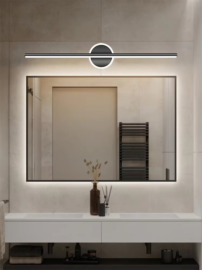 CETANT Moderne LED-Wandleuchte in Schwarz und Gold, minimalistisches Design für Schlafzimmer, Flur und Wohnzimmer - Bild 3