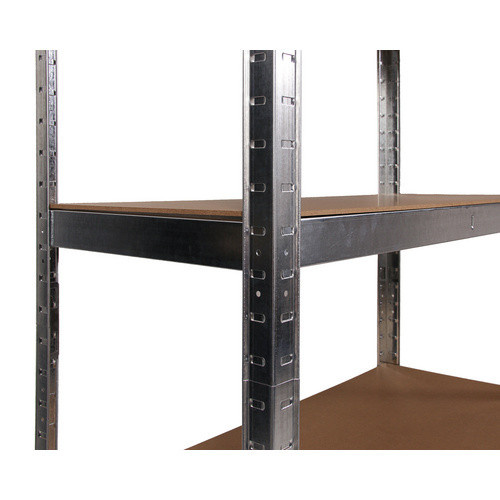 Ondis24 Schwerlast-Steckregal Basti aus verzinktem Metall in Silber, B/H/T: 70 x 149 x 30 cm - Bild 3