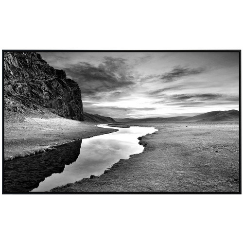 papermoon Infrarotheizung EcoHeat Landschaft in Schwarz und Weiss mit Matt-Effekt und App-Steuerung - Bild 2