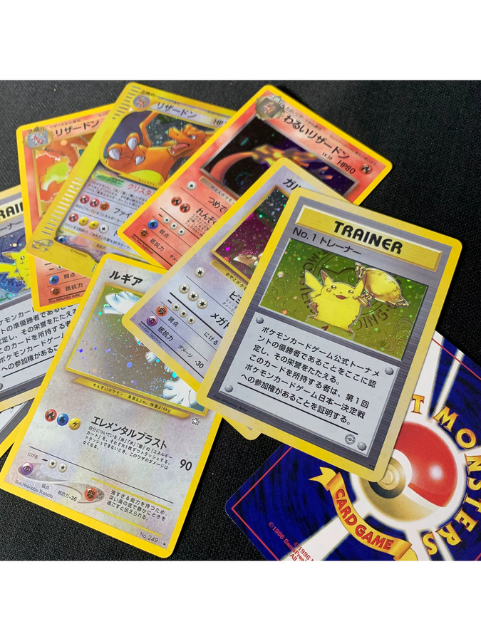 TAKARA TOMY Pokémon Proxy-Karten, Japanische Rocket Neo Era Lugia e-Series Era Charizard Pikachu, Spielzeug - Bild 3