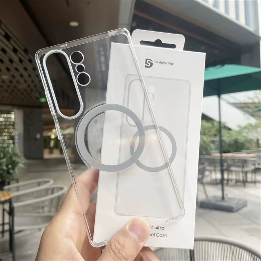 Samsung Galaxy S26 S25 Ultra S25 S25 Plus Hülle aus transparentem Flüssig-Silikon mit Magnetfunktion - Bild 2