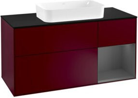 V&B Waschtischunterschrank Finion in Anthrazit, Breite: 120 cm, Tiefe: 50,1 cm, Höhe: 50,1 cm - Bild 1