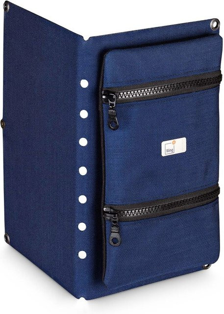 Sonnenrepublik Wing12 eBag Cordura USB-Solarladegerät in Blau mit Micro-USB und USB-C Anschlüssen - Bild 1