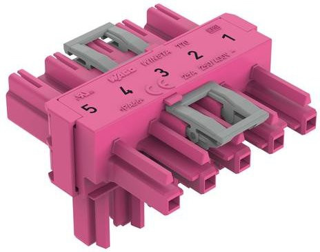 WAGO 770-1643 Steckverbinder Pink 50 Stück - Bild 1