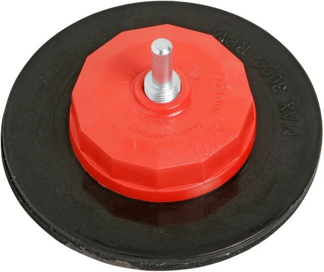 LUX-TOOLS flexibler Haftschleifteller in Rot, Durchmesser: 125 mm - Bild 1