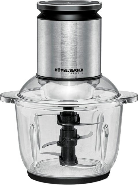 Rommelsbacher MZ 600 Multizerkleinerer in Silber und Transparent mit Edelstahl und Glas - Bild 1