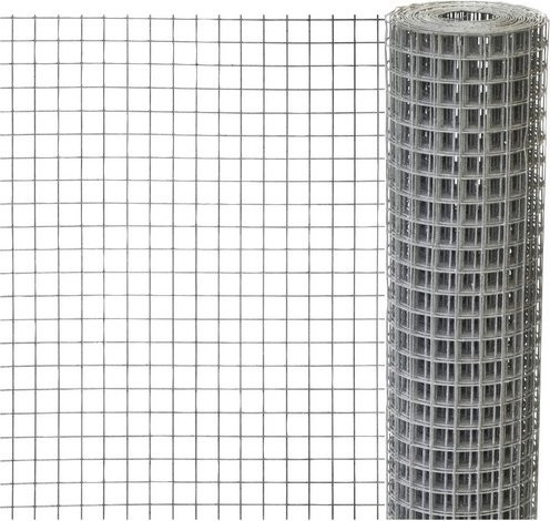 Mr. GARDENER Drahtgitter aus verzinktem Stahl, Farbe: Silber, H x L: 100 x 500 cm - Bild 1