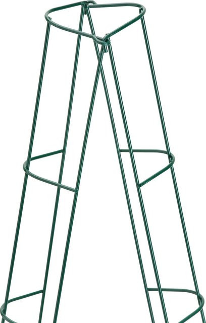 Verzahnbares Rankgitter aus Stahl in Grün für Kletterpflanzen und Gemüse, Höhe: 150 cm, Breite: 60 cm, Tiefe: 60 cm - Bild 1
