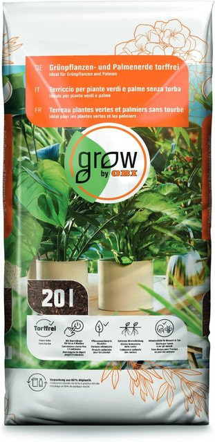 GROW by OBI Grünpflanzen- und Palmenerde torffrei 1.020 l - Bild 1