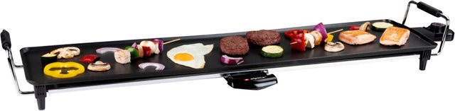 Alpina Grill in Schwarz aus Metall und Kunststoff, B/H/T: ca. 87 x 12 x 23 cm - Bild 1