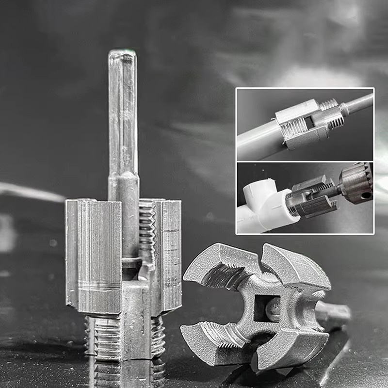 Rohrgewindeschneidewerkzeug Set zum Einfädeln von internen und externen PVC-Rohren für elektrische Bohrmaschinen - Bild 2