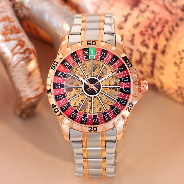 CAROTIF Armbanduhr, Automatik, mechanisch, Herren, goldenes Stahlarmband - Bild 1