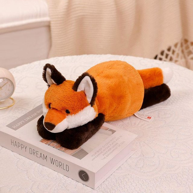 Yiran Health & Beauty Plüschtier, Waschbär Fuchs Krokodil Faultier, 45cm - Bild 1