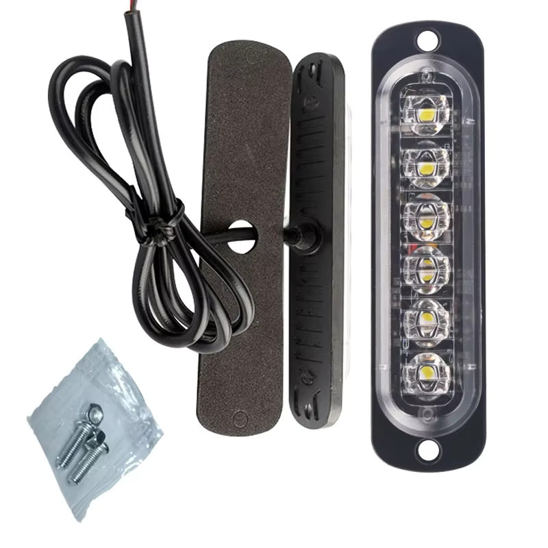 LED Arbeitsleuchte mit 6 LEDs für Auto, LKW und Boot, 12V Punktstrahler in Schwarz und Blau - Bild 5