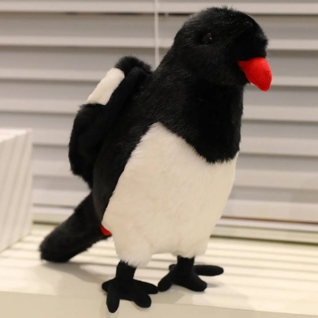 Yiran toy Elster Plüschtier, stehend, 30cm - Bild 1