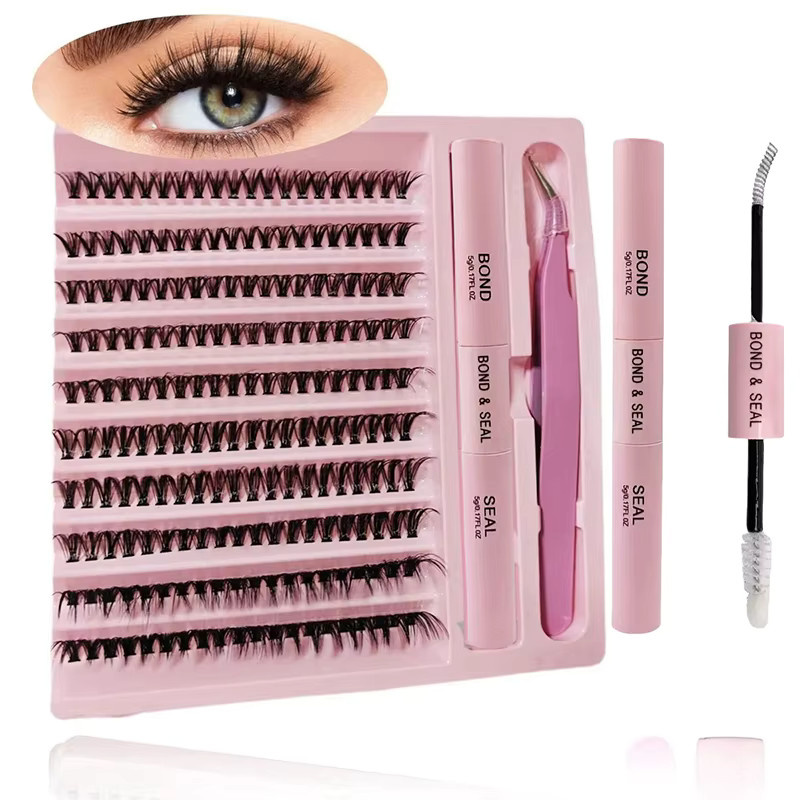 HNKMP Wimpernbüschel 0.07D Curl, 200 Stück, Falsche Wimpern Set - Bild 5