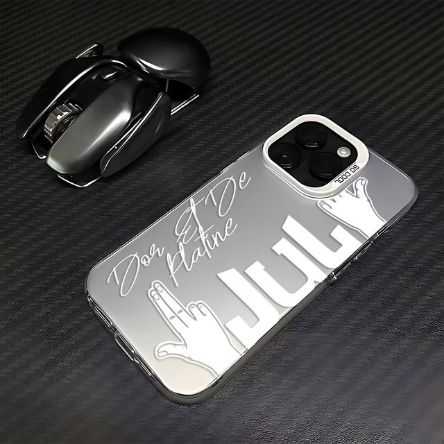 JuL C'est Pas Des Lol Handyhülle für iPhone 17 16 15 14 13 12 11 Pro Max Plus Air und weitere Modelle, sturzsichere matte Hülle, transparent - Bild 1