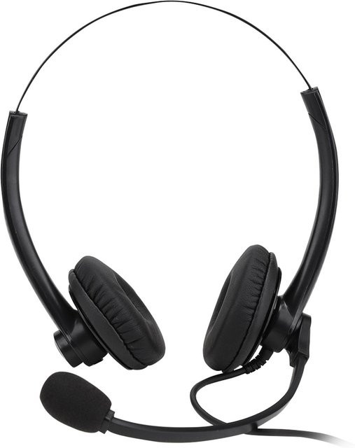 DIYelecs A26-RJ Callcenter Headset mit Geräuschunterdrückung in Schwarz - Bild 1
