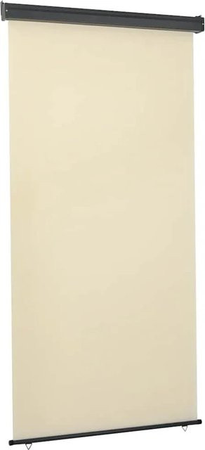 vidaXL Balkon-Seitenmarkise aus Polyester in Creme, B/H: 125 x 250 cm - Bild 1