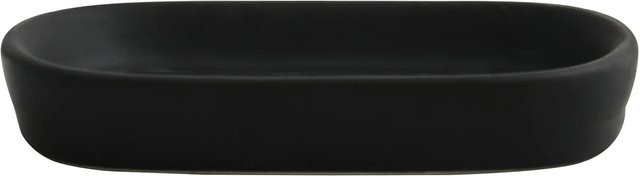 MSV Seifenschale Maonie aus Keramik in Mattschwarz, B: 13,9 cm, T: 9 cm, H: 2,4 cm - Bild 1