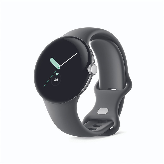 Google Pixel Watch WiFi Smartwatch in Silber und Charcoal - Bild 2