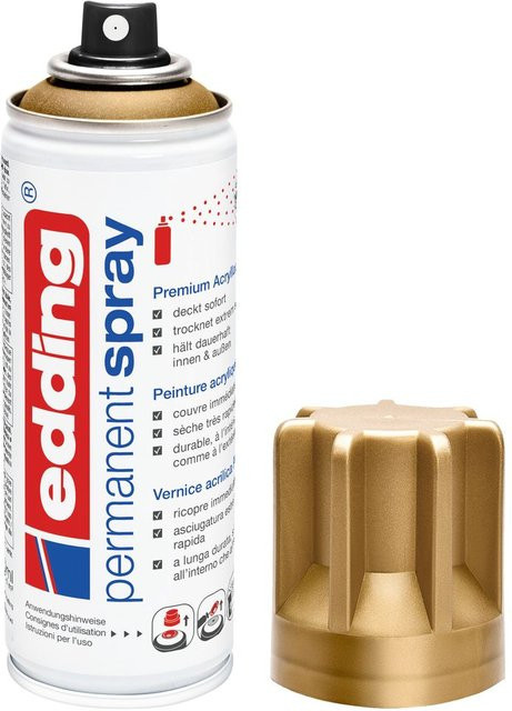 Edding 5200 Permanentspray Reichgold seidenmatt, 200 ml - Bild 3