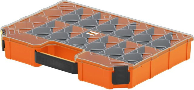 OBI Organizer Orange-Schwarz Transparent B/T/H: 39 x 28 x 6 cm - Bild 1