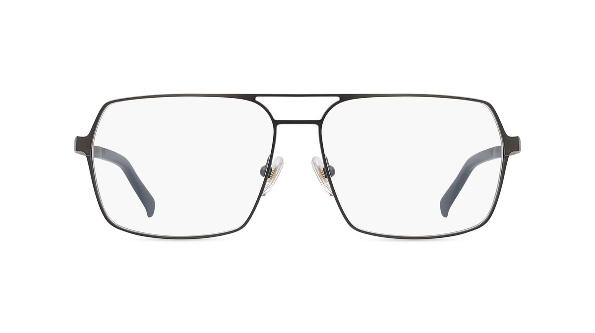 Fielmann TAKUMI 2005 CL Korrektionsbrille, Herren, Vollrand, Pilot, Titan, grau - Bild 1
