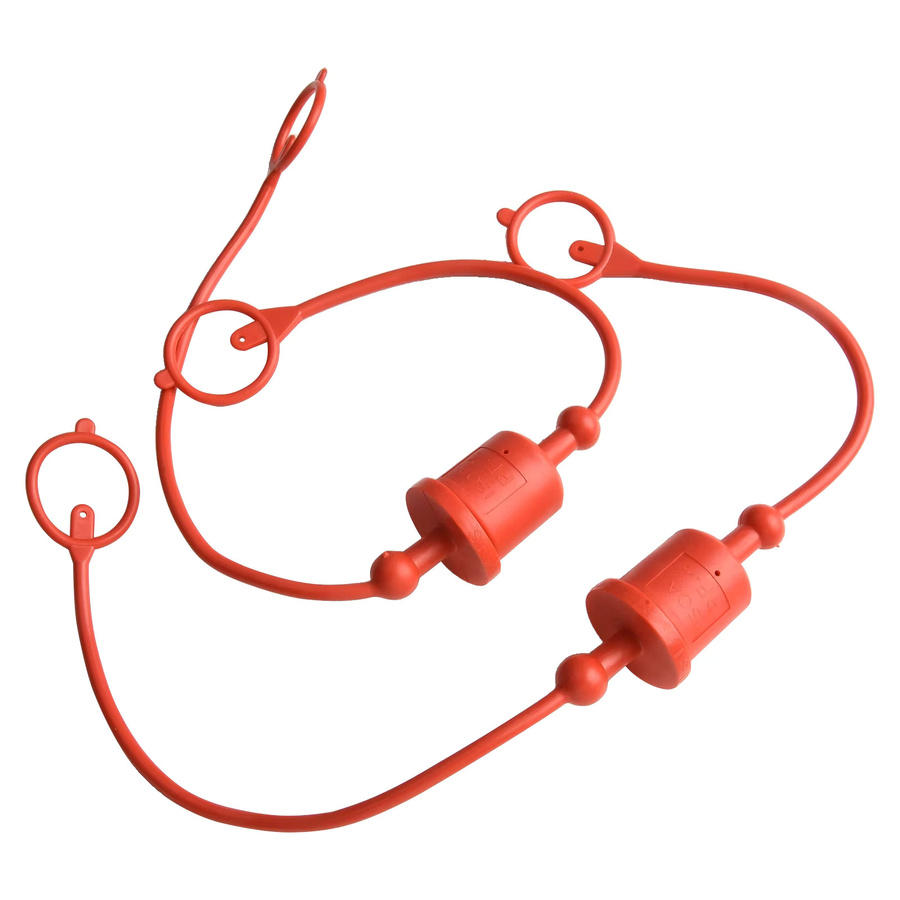 DAZZLEEX Hydraulische Schnellkupplung ISO-A mit Staubkappe und weiblicher Steckerabdeckung in Blau, 2 Sätze 1/2 Zoll - Bild 2