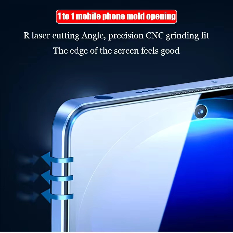 Set aus 2 bis 4 gehärteten Glas Displayschutzfolien für Xiaomi Poco F6 Pro F5 F4 GT F3 X6 Pro X5 X4 GT X3 NFC M6 C65 in Transparent - Bild 3