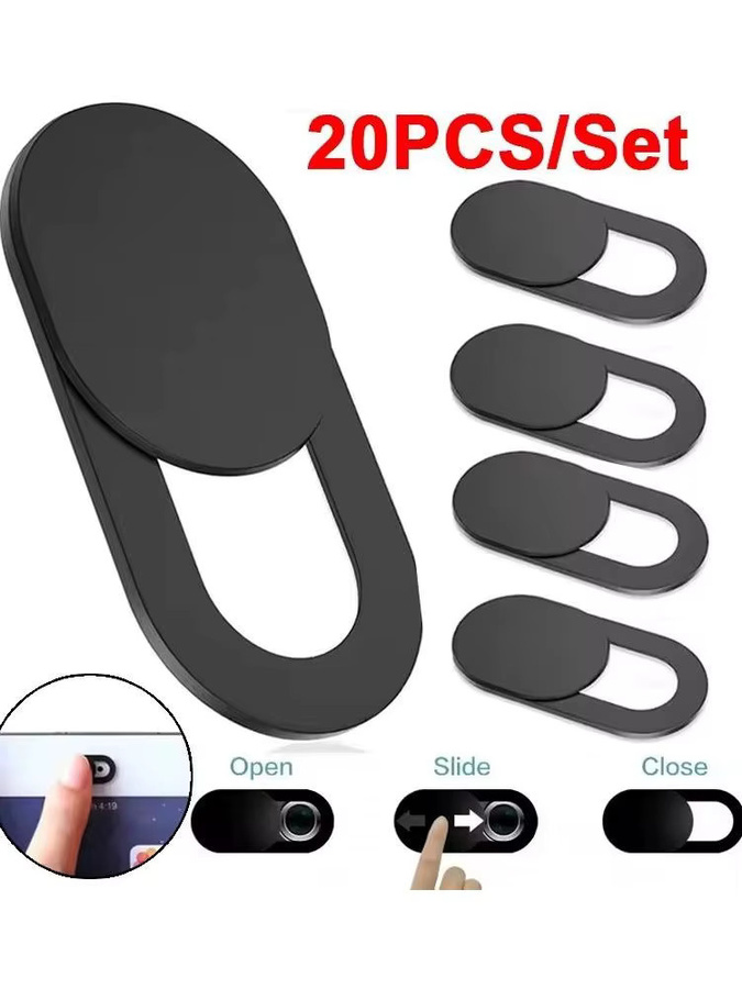 Universelle Webcam Abdeckung als Privacy Sticker für Laptop, Tablet und Smartphone in Schwarz - Bild 7