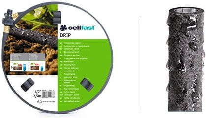 Cellfast Tropf-Bewässerungsschlauch 1/2 Zoll, 7,5 m Länge für die unterirdische Verteilung - Bild 1