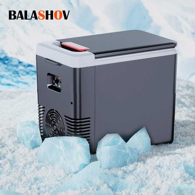 BALASHOV Mini-Kühlschrank 10L tragbare elektrische Kühlbox für Auto und Outdoor - Bild 1
